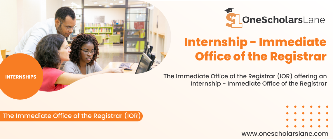 Internship - Immediate Office of the Registrar